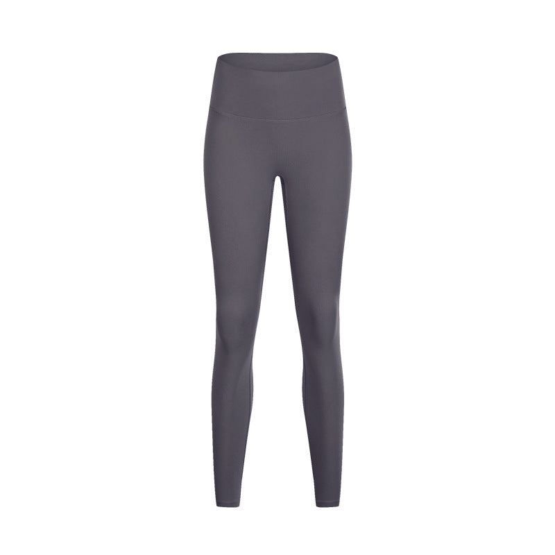 Alo Yoga Stretch High Waist Sports Leggings Light Lotus Gray D19108-LLGY