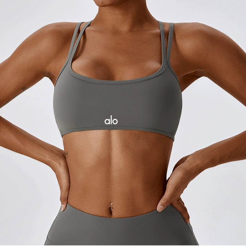 Alo Yoga Fitness Bra Grey px09-GY