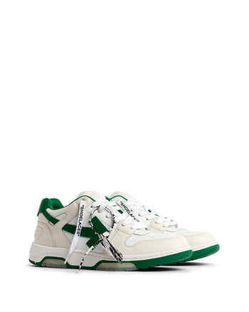 Off White Out Of Office 'OOO' Sneakers White-Green