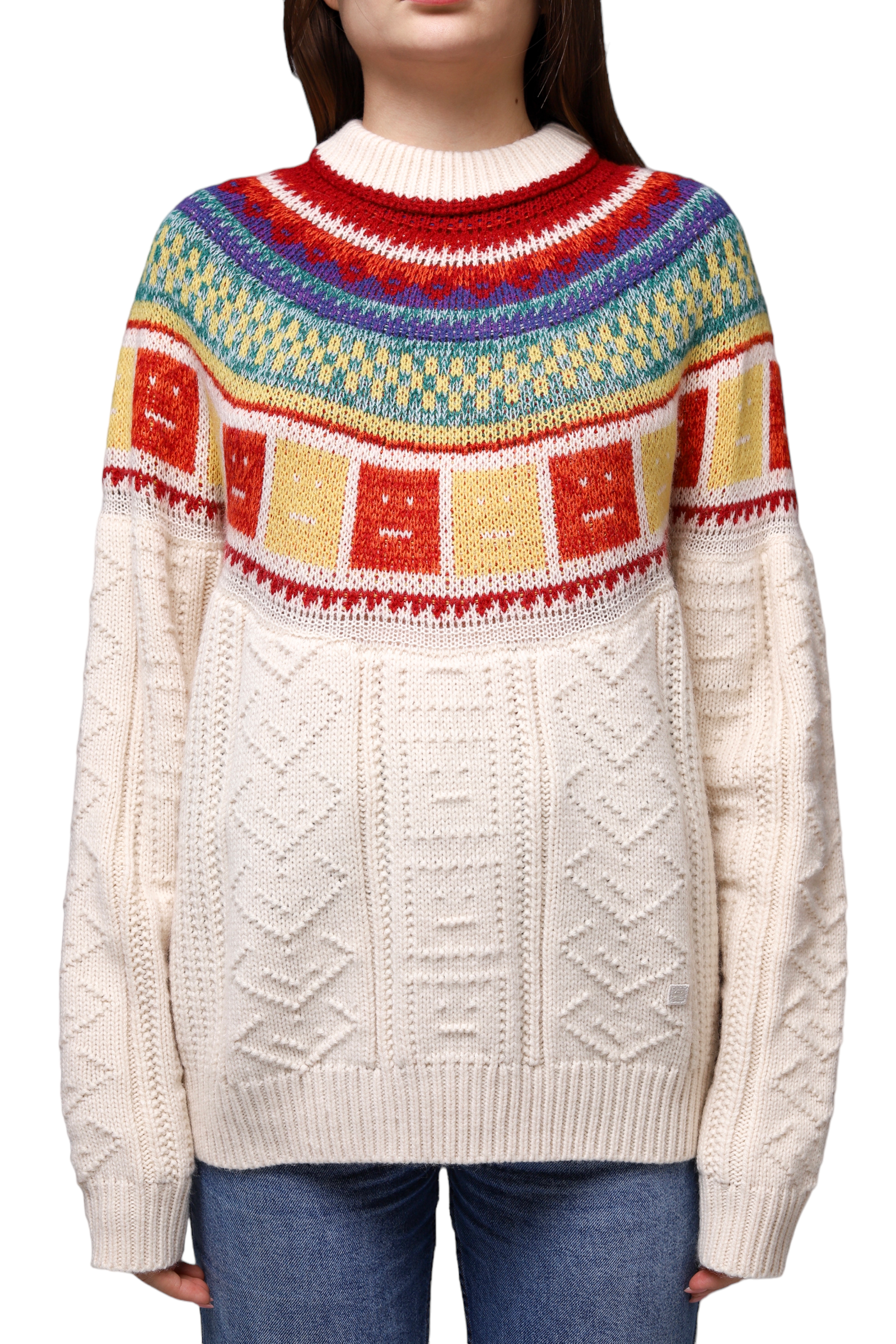 Acne studios rainbow sweater online