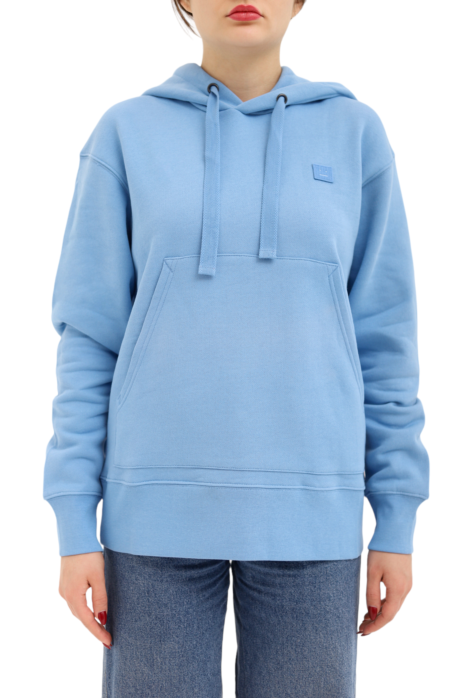 Acne Studios Ferris Face Hoody Blue SSTORIES