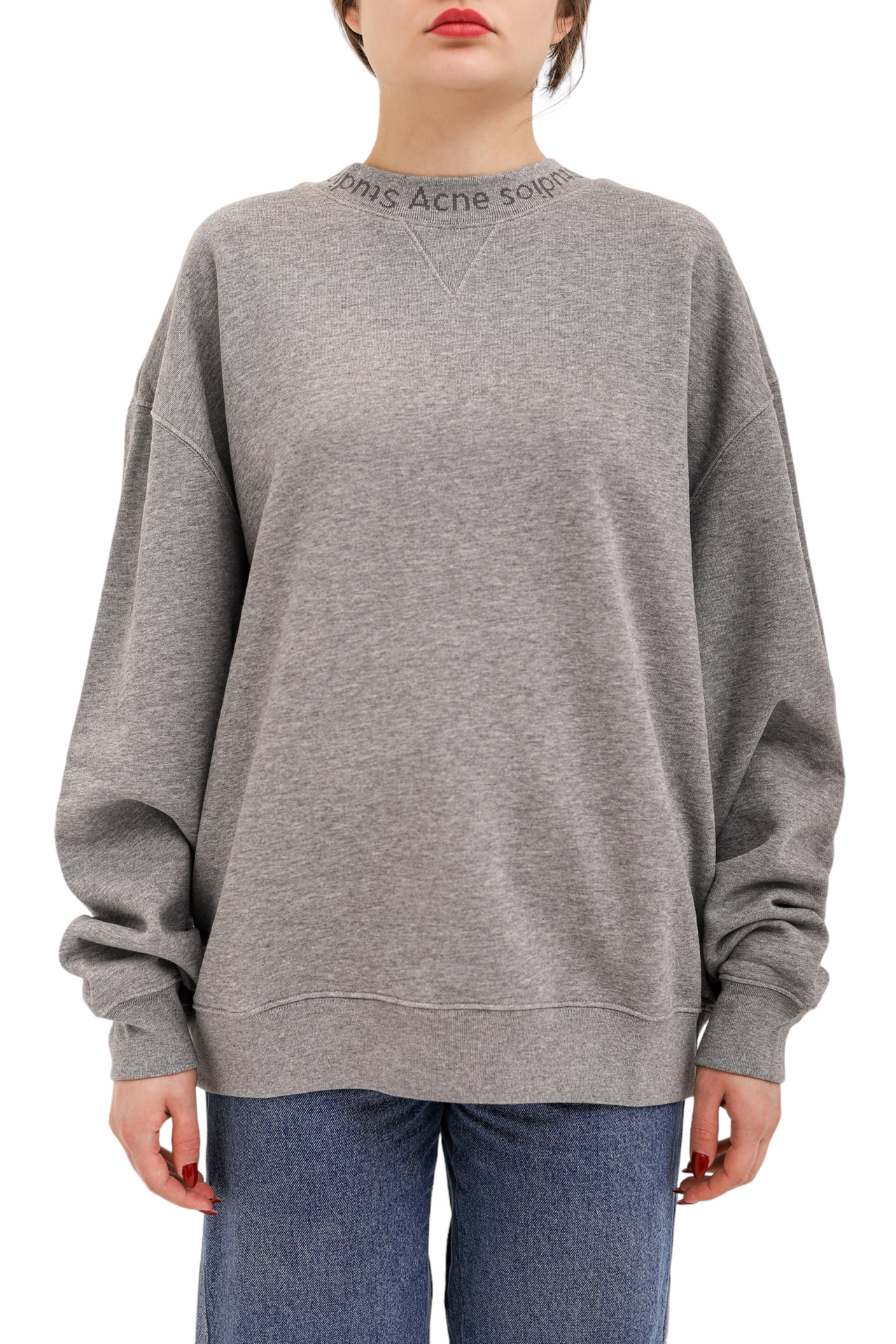 Acne Studios Flogho Crew Sweat Grey