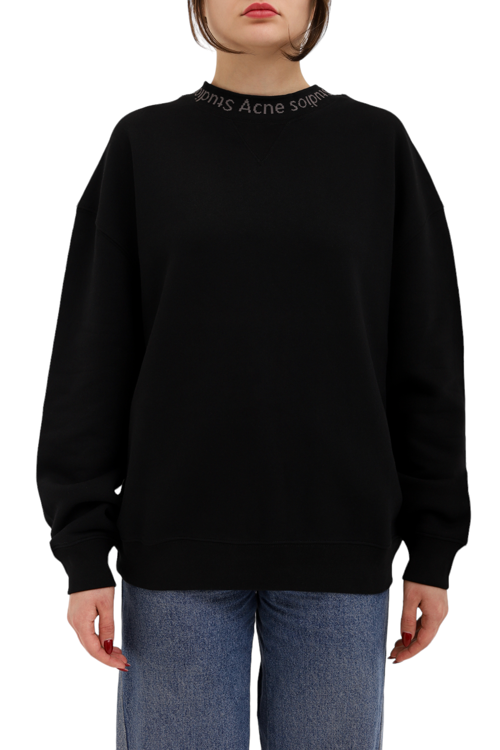 Acne studios top flogho black