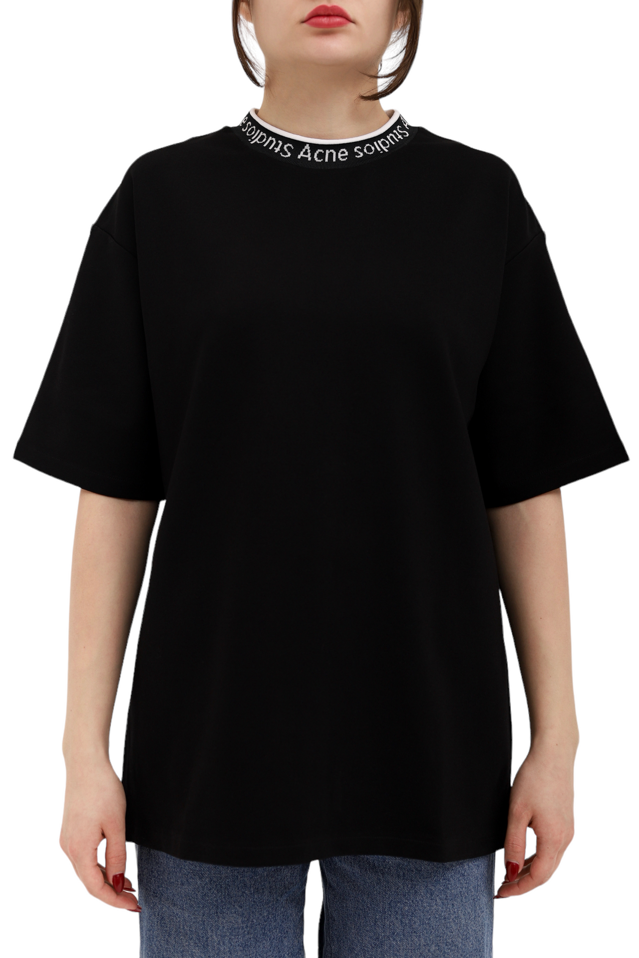 Acne Studios Extorr Logo T-Shirt Black