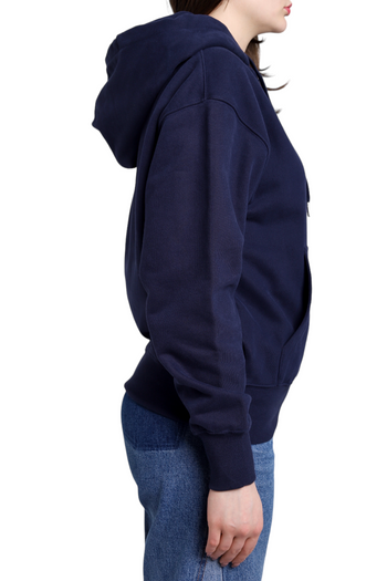 AMI Paris Oversize Ami de Coeur hoodie Navy