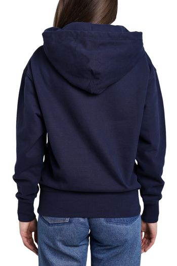 AMI Paris Oversize Ami de Coeur hoodie Navy