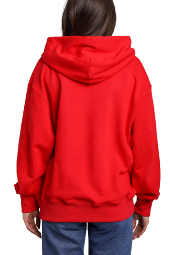 AMI Paris Oversize Ami de Coeur hoodie Red