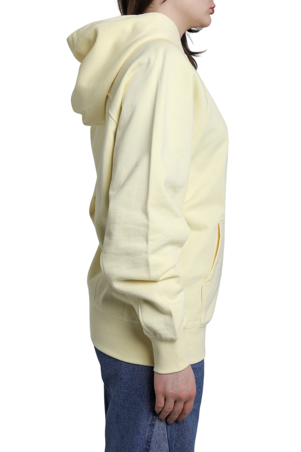 AMI Paris Ami de Coeur Hoodie Lemon