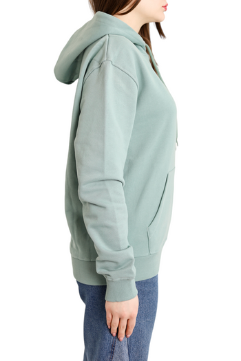 AMI Paris Ami de Coeur Small Heart Logo Hoodie Mint
