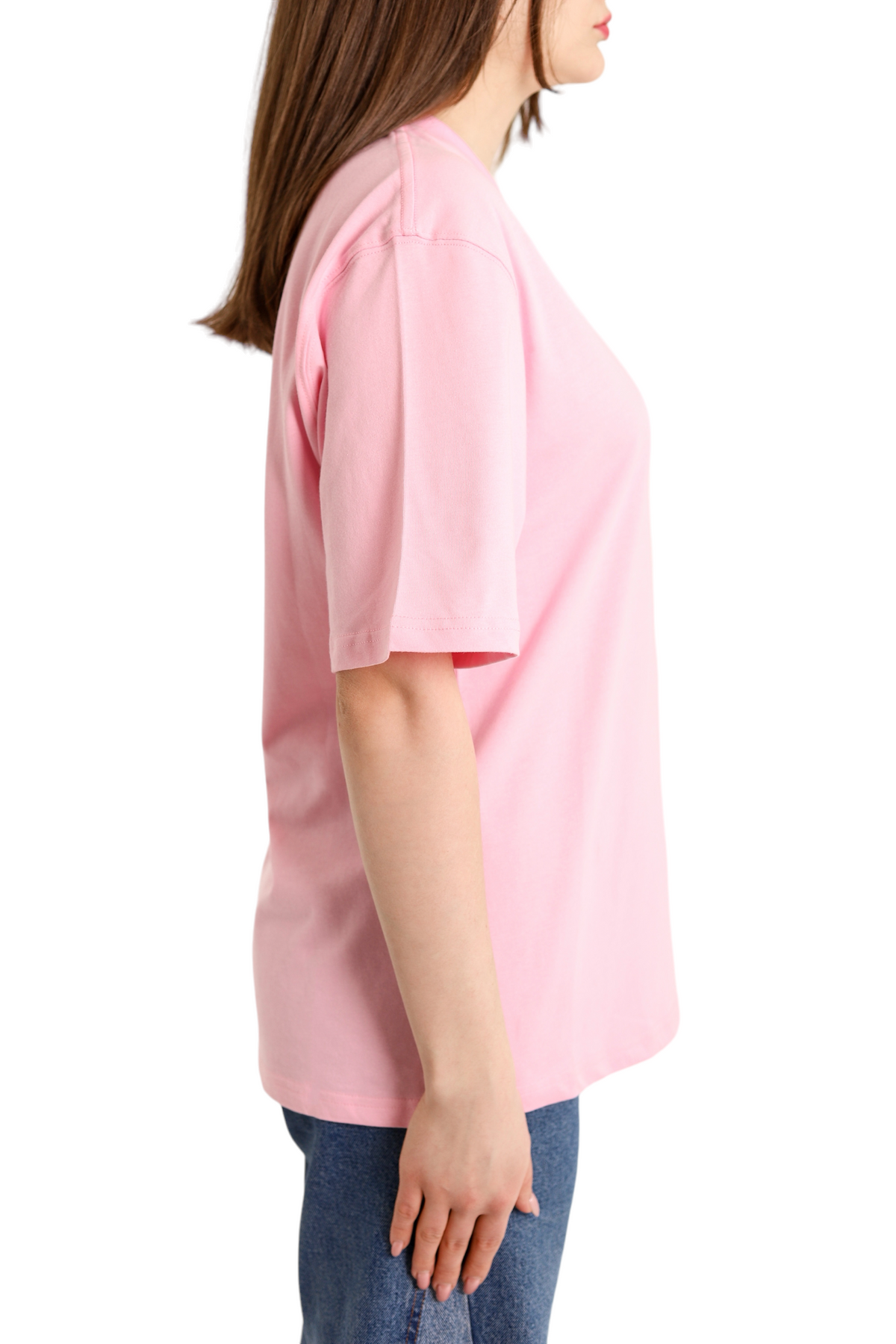 AMI Paris Ami De Coeur T-Shirt Patch Pink Red Heart