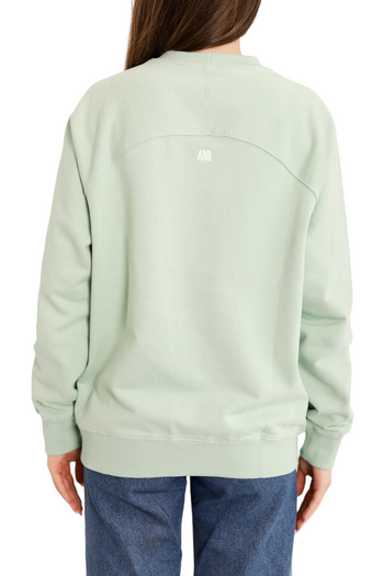 AMI Paris Broderie Sweatshirt Light Green