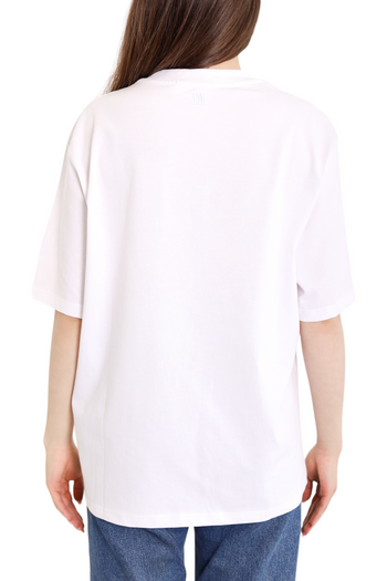 AMI Paris Exclusive Ami De Coeur T-Shirt White Black Heart