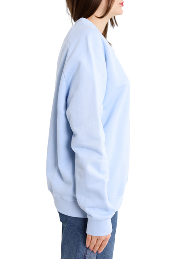 AMI Paris Broderie Sweatshirt Light Blue