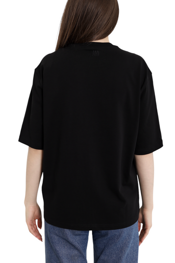 AMI Paris Exclusive Ami De Coeur T-Shirt Black Red Heart