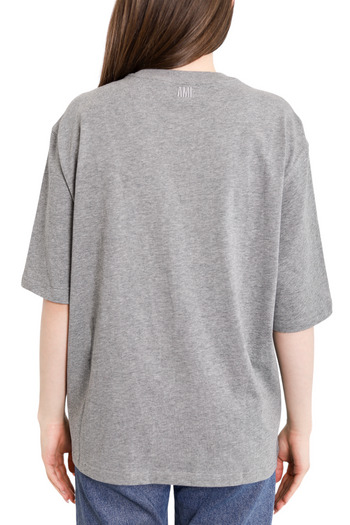 AMI Paris Exclusive Ami De Coeur T-Shirt Grey