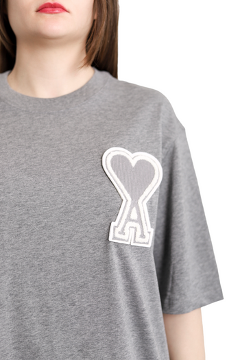 AMI Paris Exclusive Ami De Coeur T-Shirt Grey