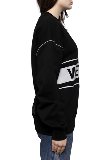 We11done Reflective Logo Pullover Sweater