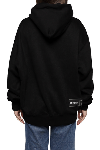 We11done Hoodie Velvet Black