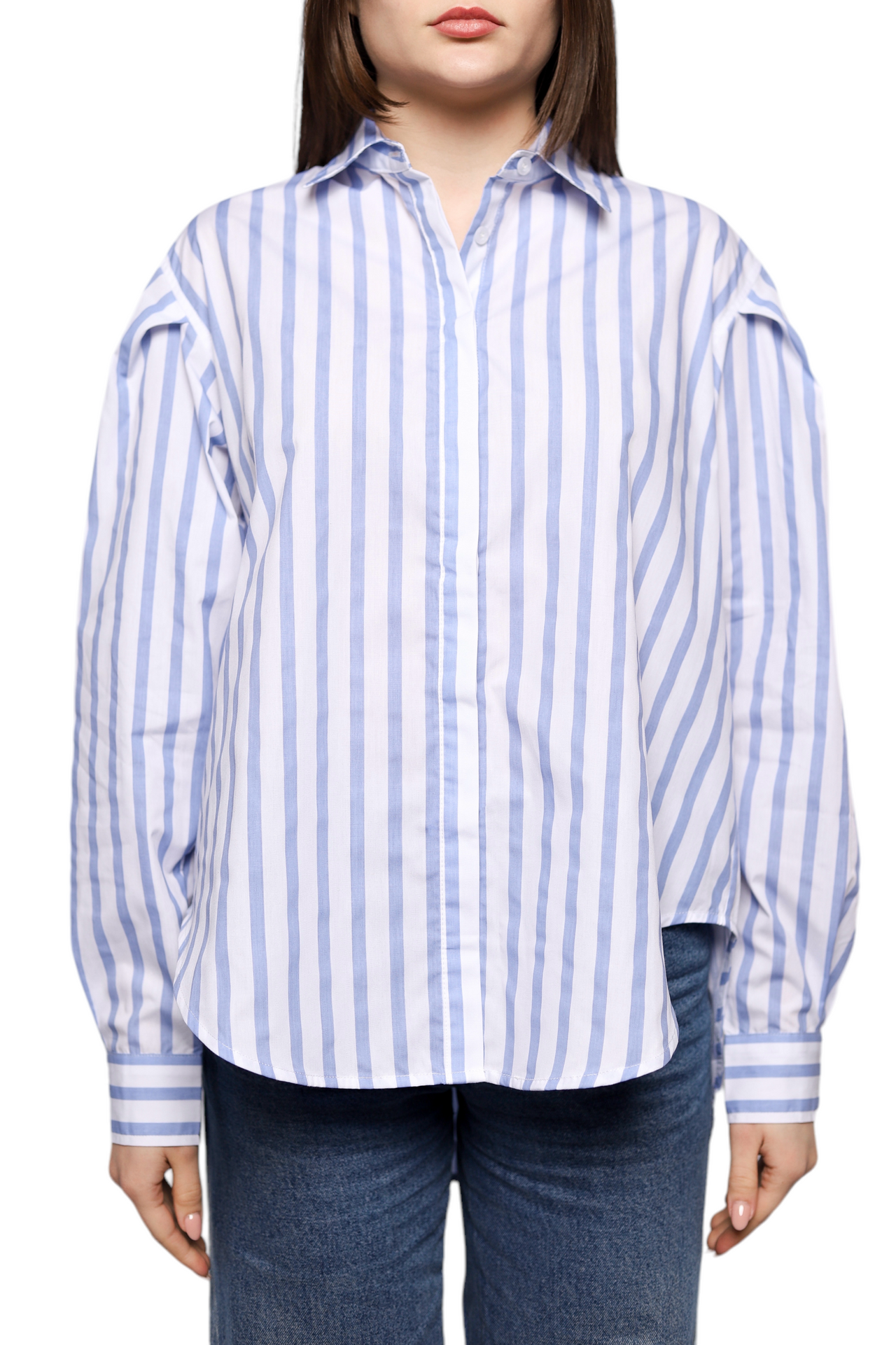 Toteme Priola Shirt Blue Stripe