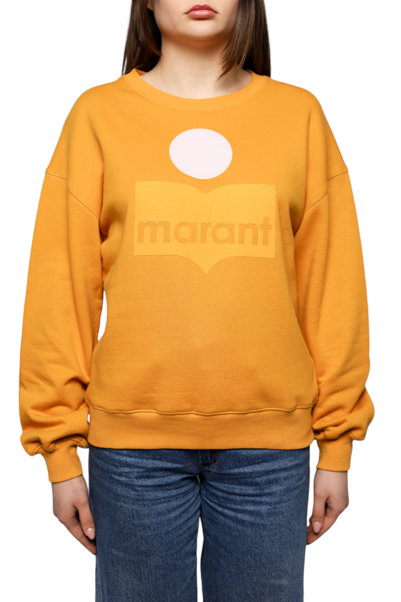 Isabel Marant Étoile Mobyli Logoprint Sweatshirt Yellow
