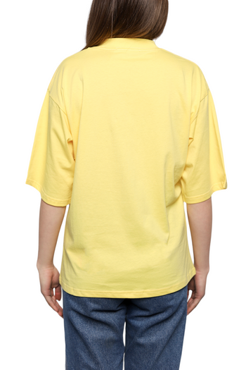Marni Logo Crew Neck T-shirt Yellow