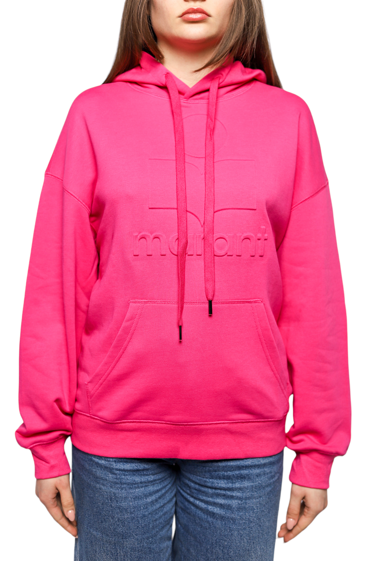 Isabel Marant Mobyli Hoodie Embossed Pink