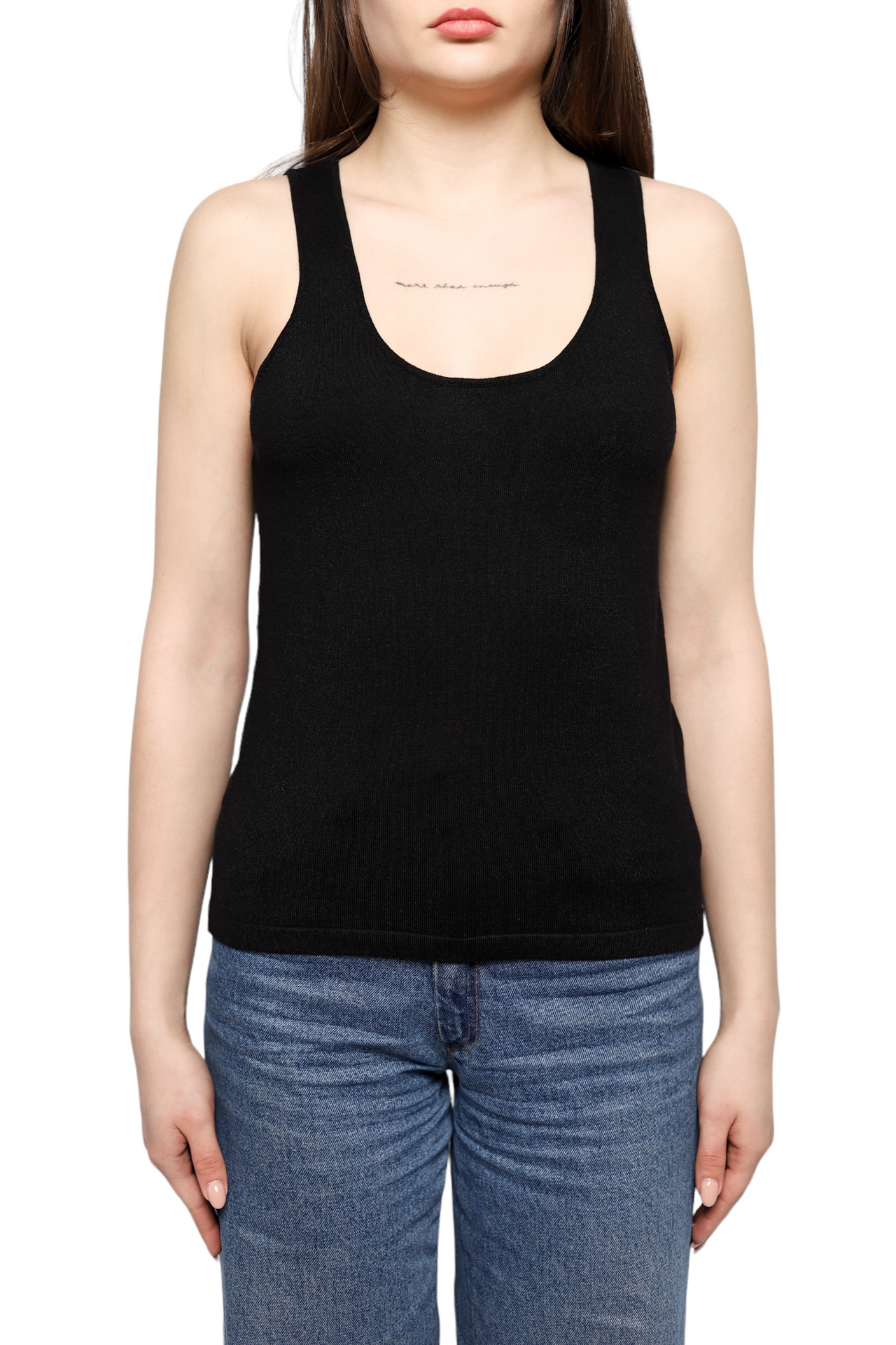 The Row Givy Top in Viscose Black