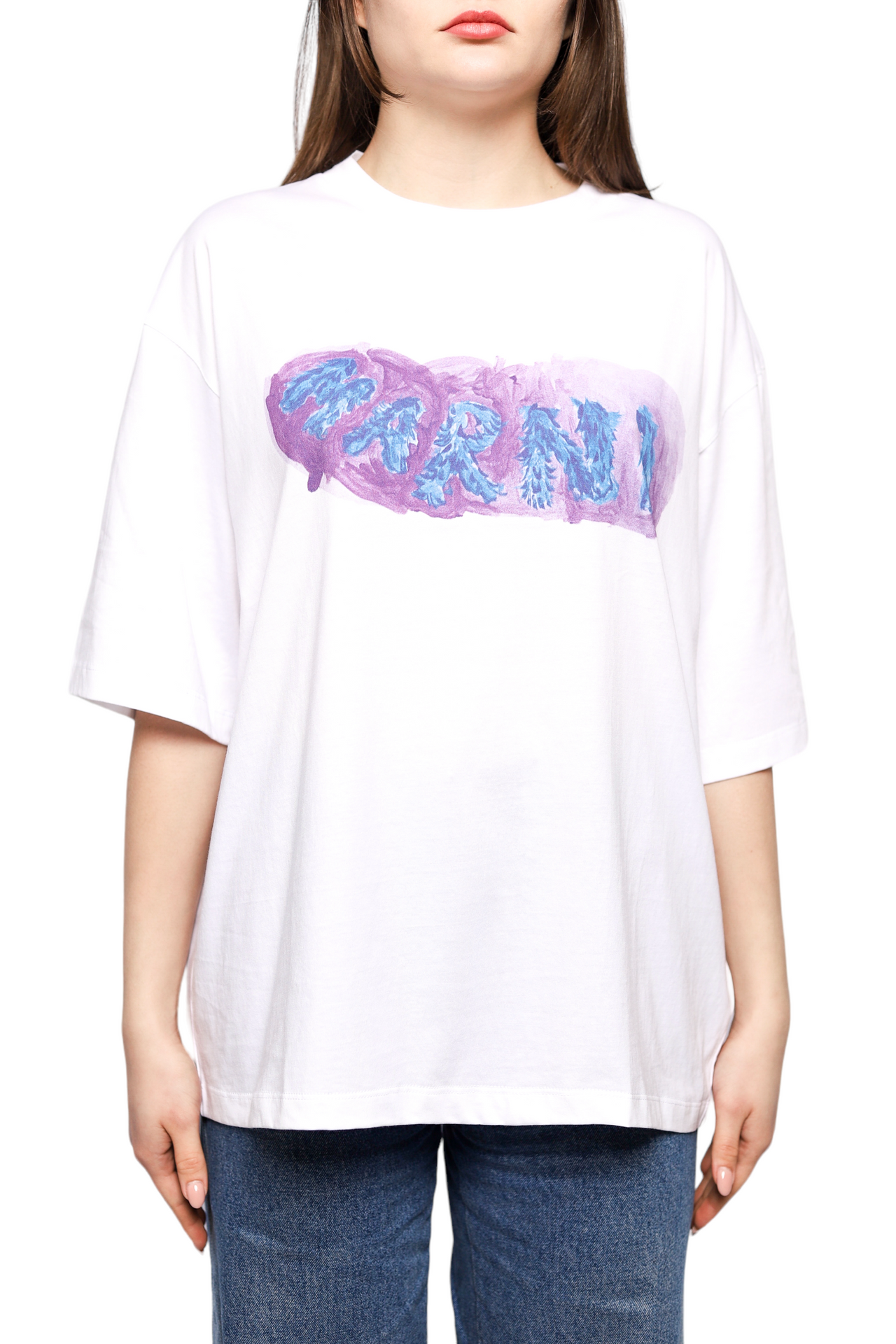 Marni Paint Effect T-shirt White