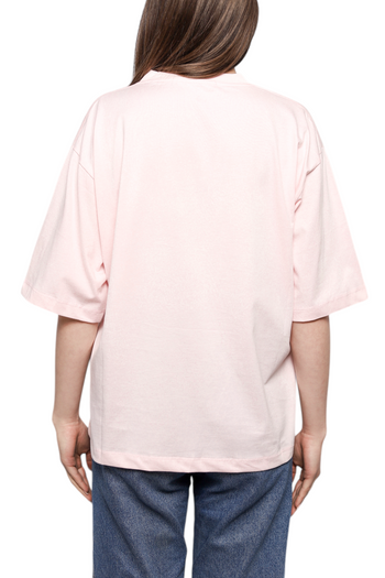 Marni logo-print t-shirt Pink