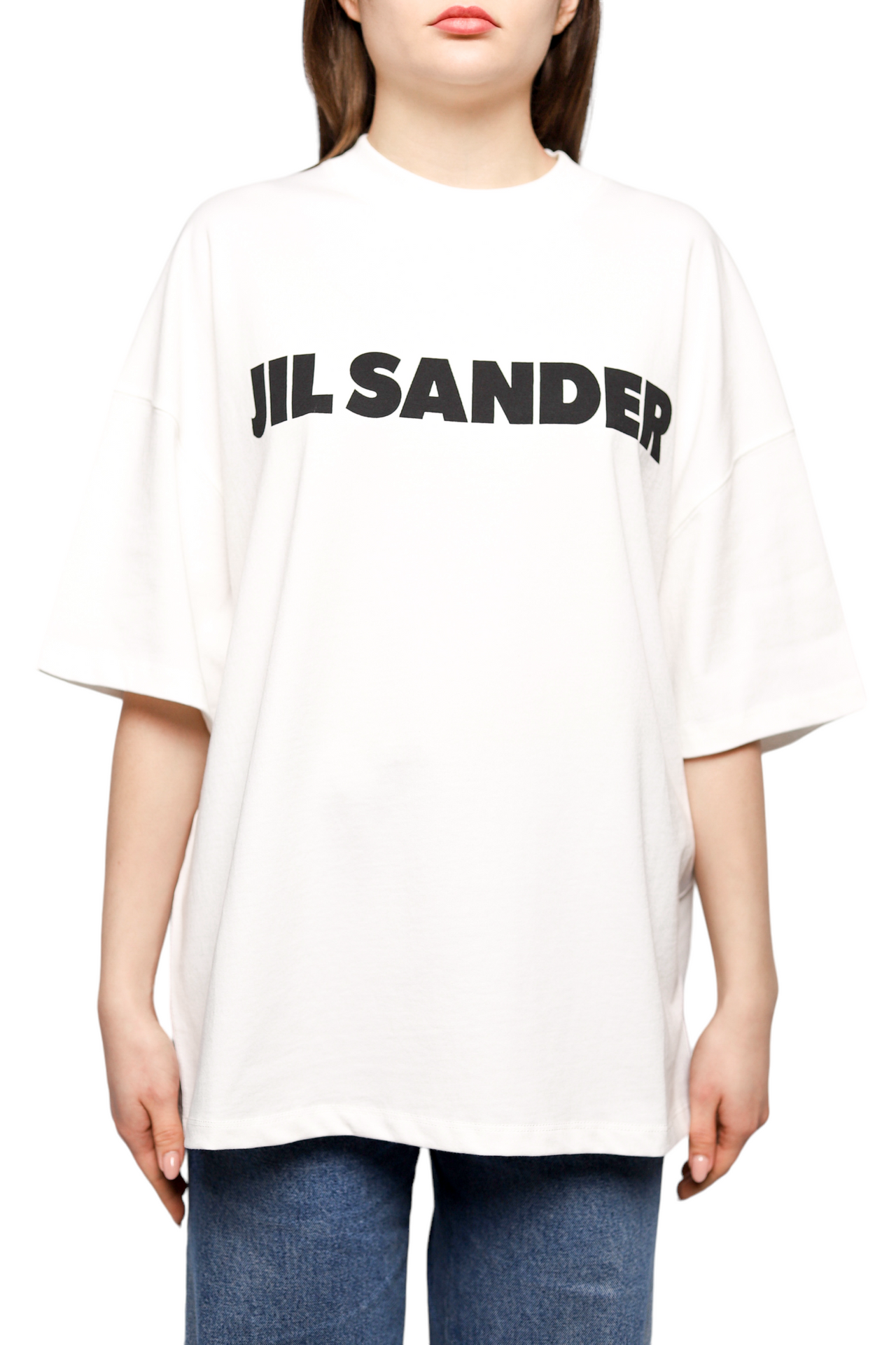 Jil Sander Logo T-Shirt White