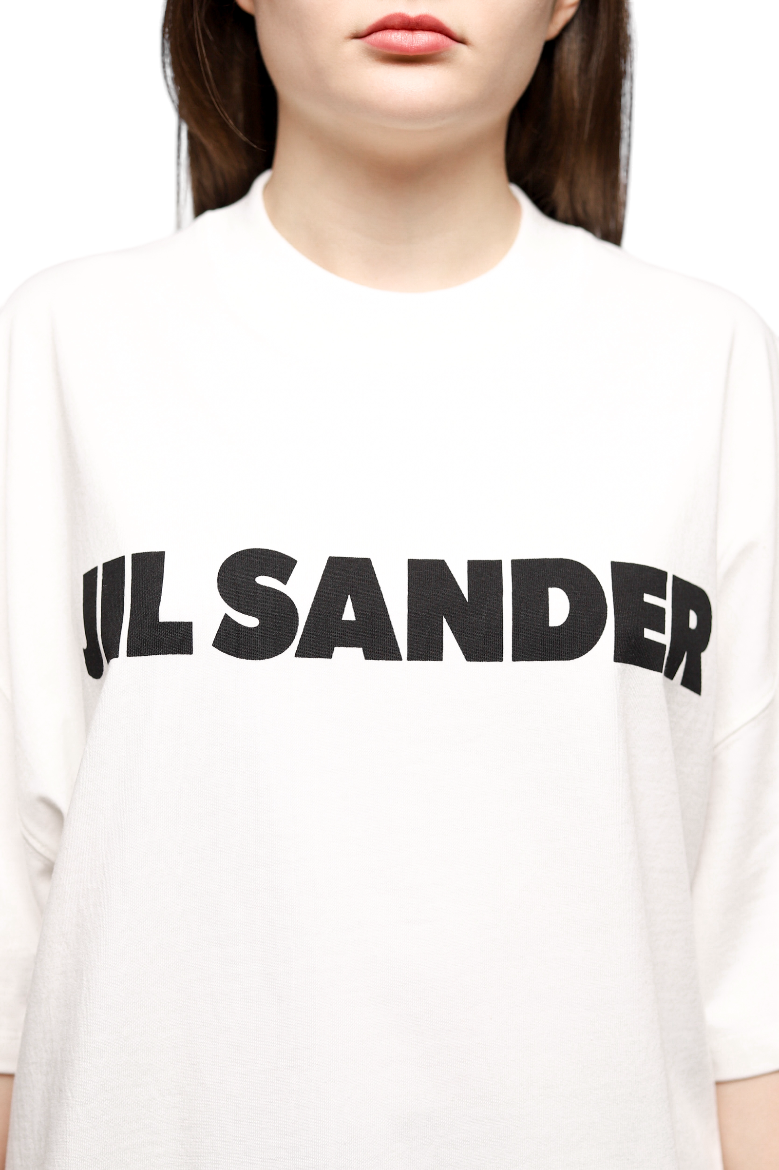 Jil Sander Logo T-Shirt White — SSTORIES Jil Sander Logo T-Shirt White — SSTORIES