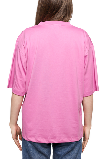 Marni logo-print t-shirt Rose Purple