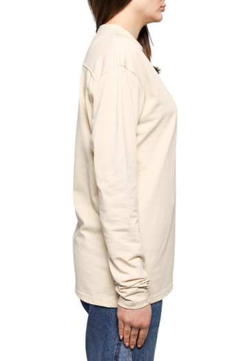 Jacquemus Le T-Shirt Manches Long Sleeve T-Shirt Beige