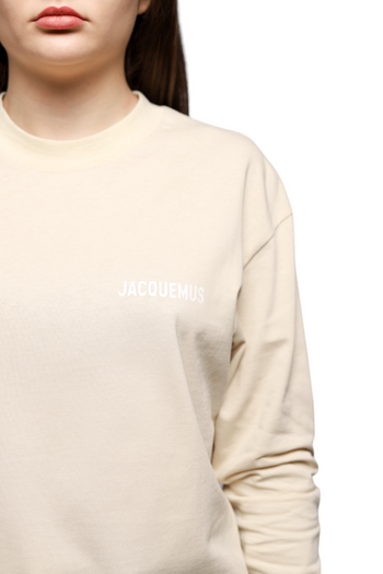 Jacquemus Le T-Shirt Manches Long Sleeve T-Shirt Beige