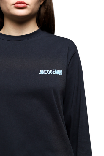 Jacquemus Navy 'Le T-Shirt Gelo' Long Sleeve T-Shirt
