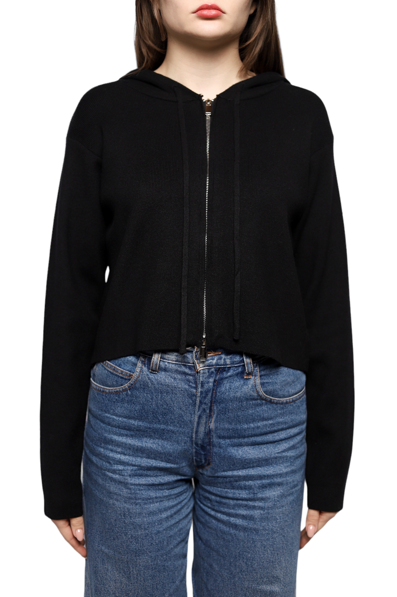 Loewe Anagram Zip Hoodie Black