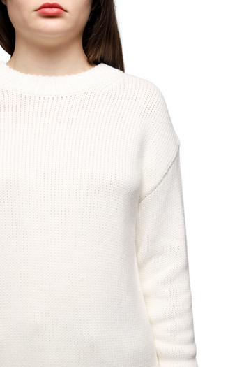 Jacquemus La Maille Pavane Sweater Silver Logo White