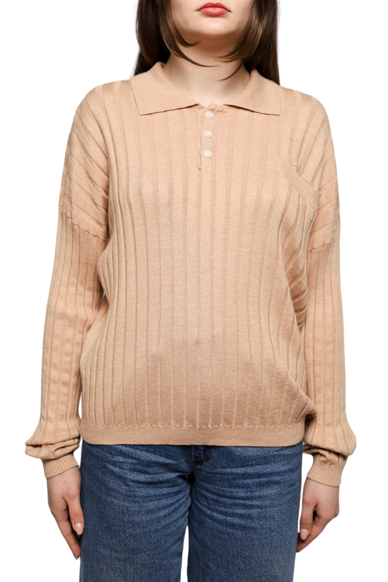 Toteme Bonifacio oversized ribbed merino wool sweater