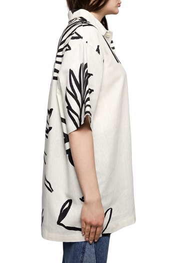 Jacquemus La Chemise Moisson Short Sleeve Shirt White