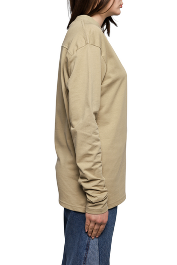 Jacquemus Le T-Shirt Manches Long Sleeve T-Shirt Khaki