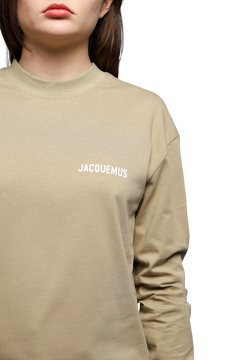 Jacquemus Le T-Shirt Manches Long Sleeve T-Shirt Khaki