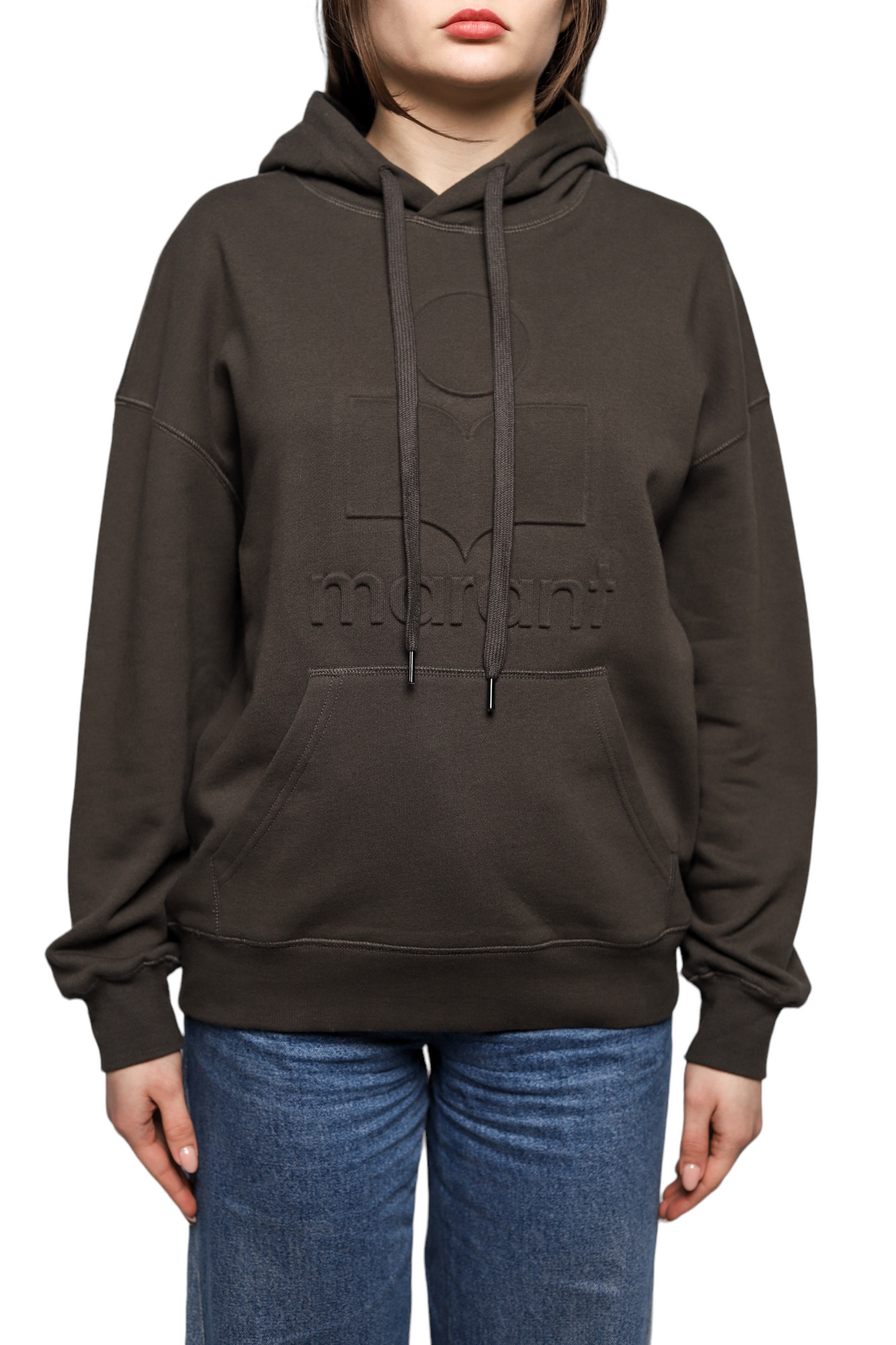 Isabel Marant Mobyli Hoodie Embossed Black