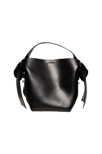 Acne Studios Musubi Medium leather shoulder bag Black