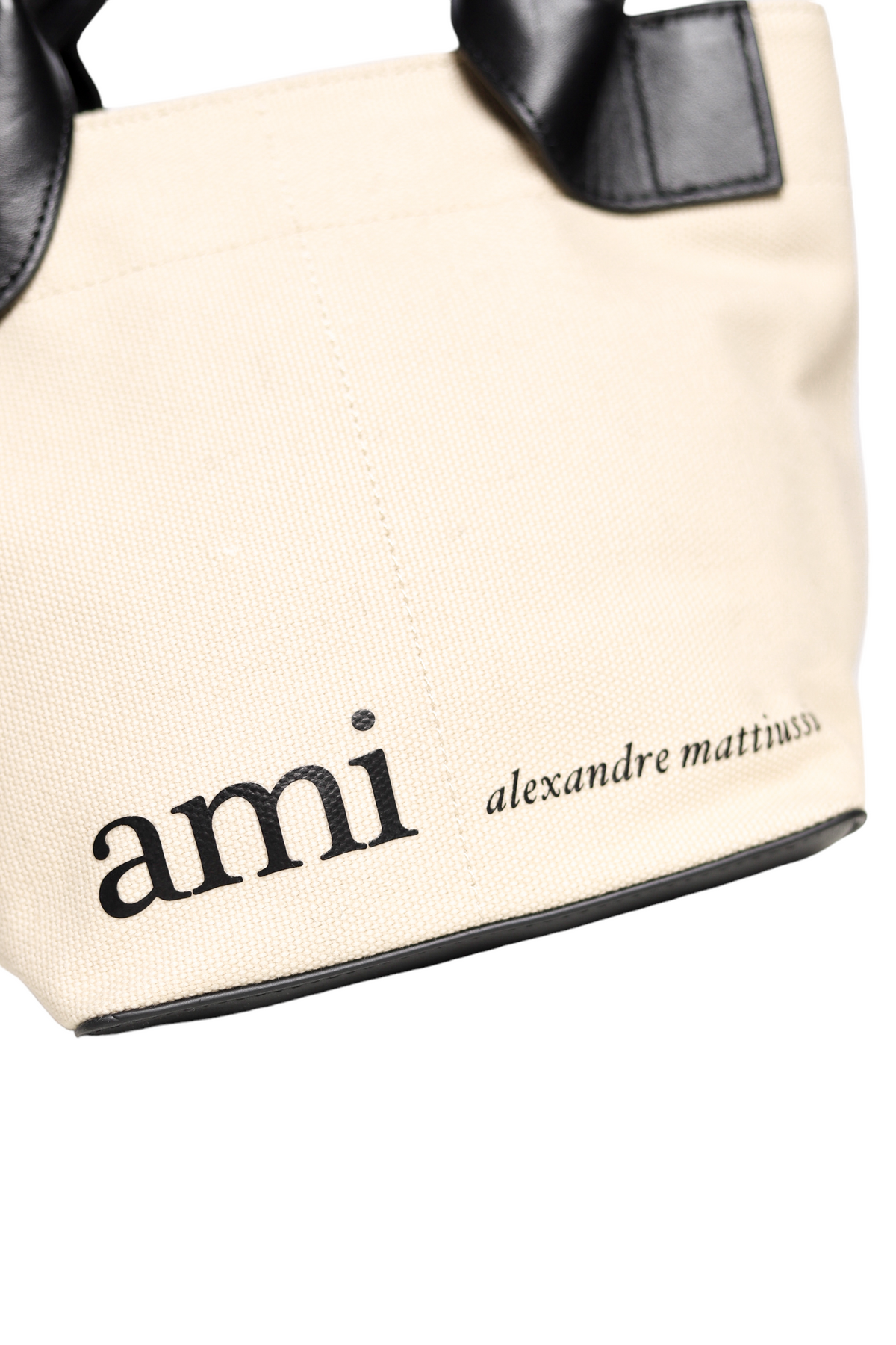 AMI Paris Tote Bag With Logo Print