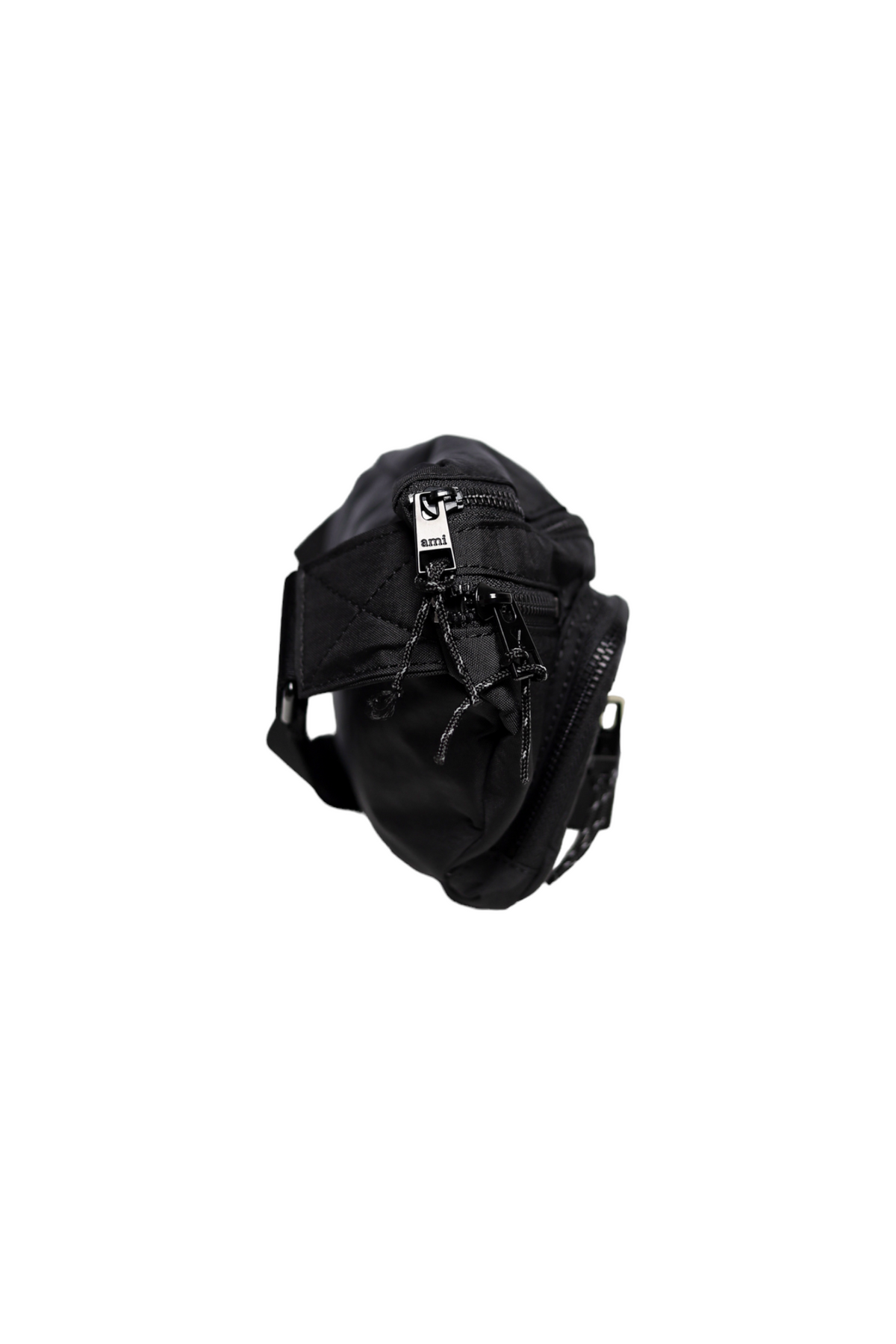 AMI Paris Ami De Coeur Bum Bag Black