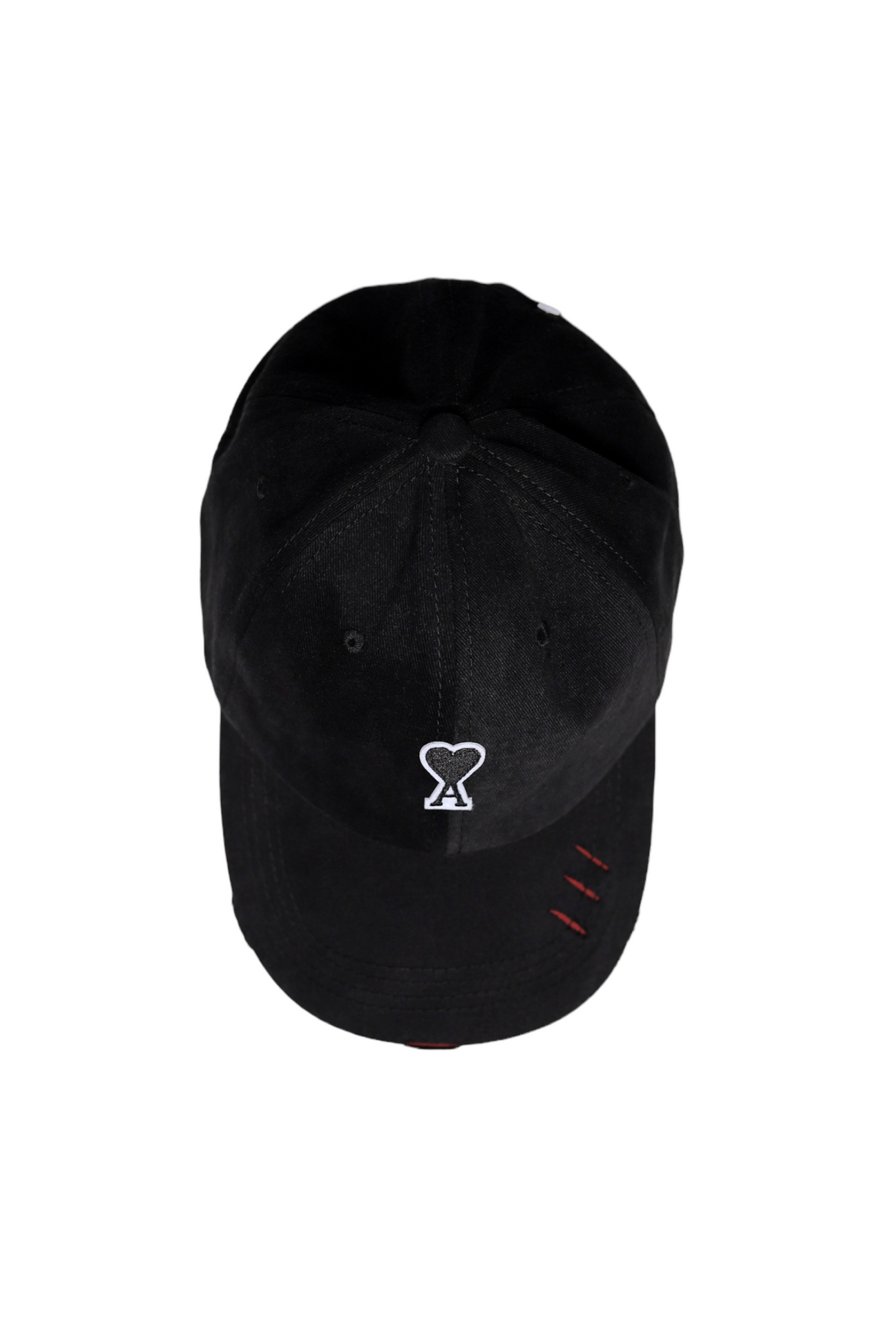 AMI Paris Torn Cap Black