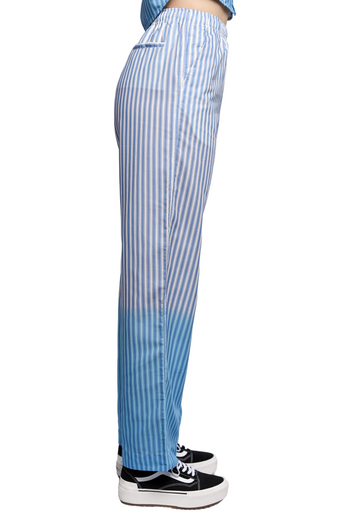 Marni Dip Dyed Cotton Pants Striped Blue