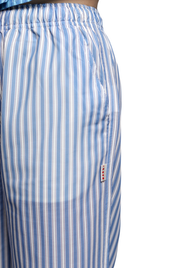 Marni Dip Dyed Cotton Pants Striped Blue