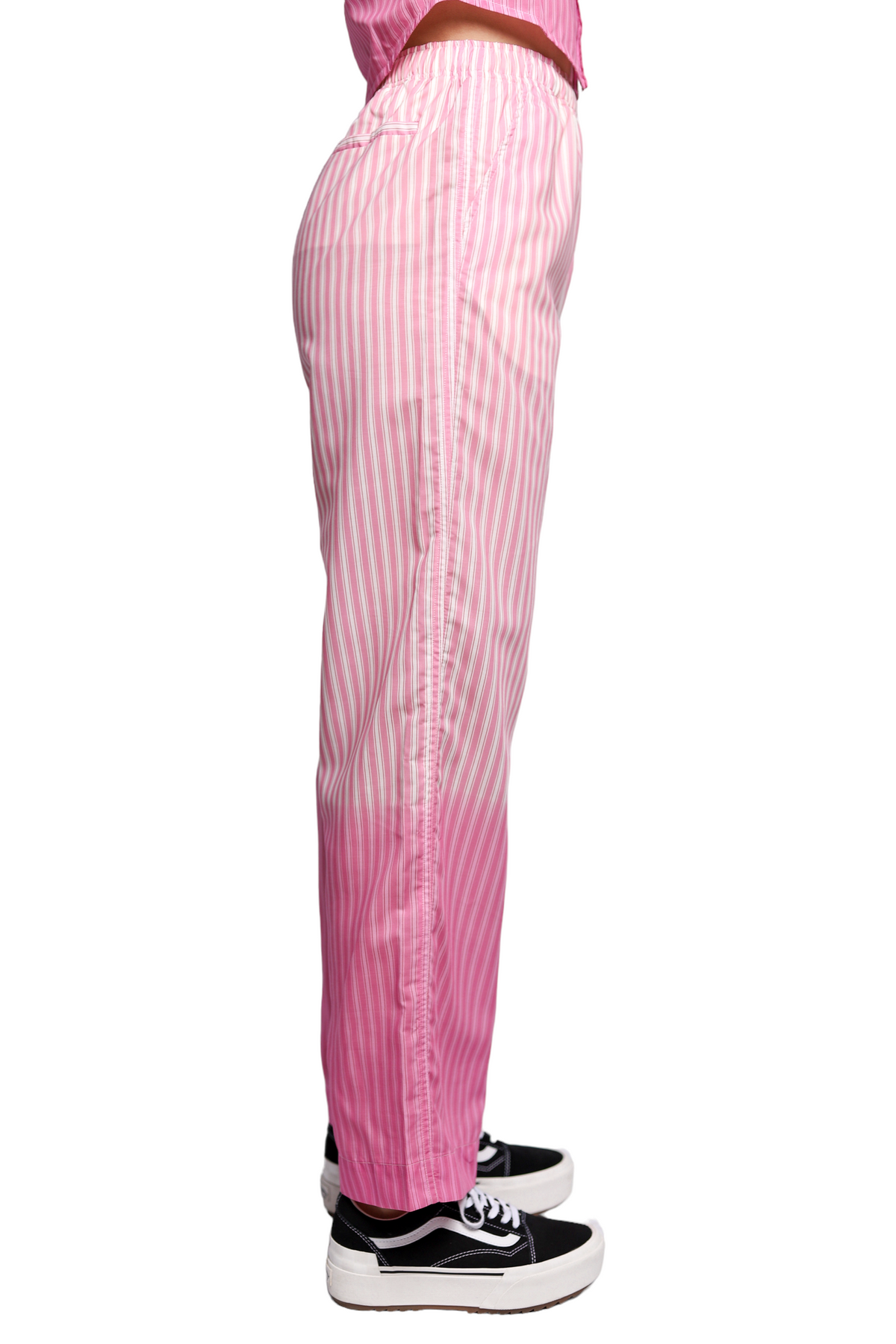 Marni Dip Dyed Cotton Pants Striped Pink