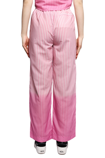 Marni Dip Dyed Cotton Pants Striped Pink
